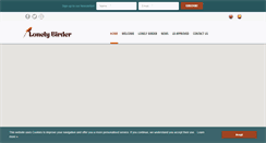 Desktop Screenshot of lonelybirder.com