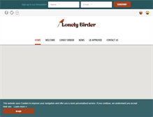 Tablet Screenshot of lonelybirder.com